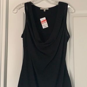 NWT Black cowl neck tank